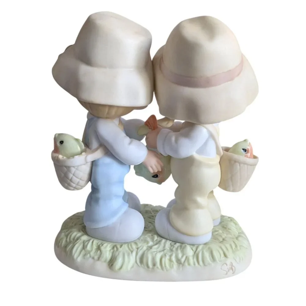 Precious Moments Figurine O-Fish-Aly Friends For A Lifetime By Enesco - Picture 2 of 12